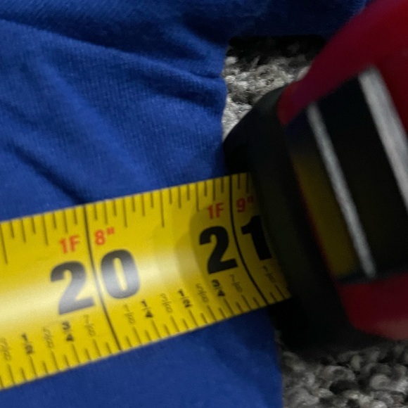 New Denim & Co Active Blue Sweatshirt Coverup 3/4 sleeve Dress with pockets M - Picture 10 of 13